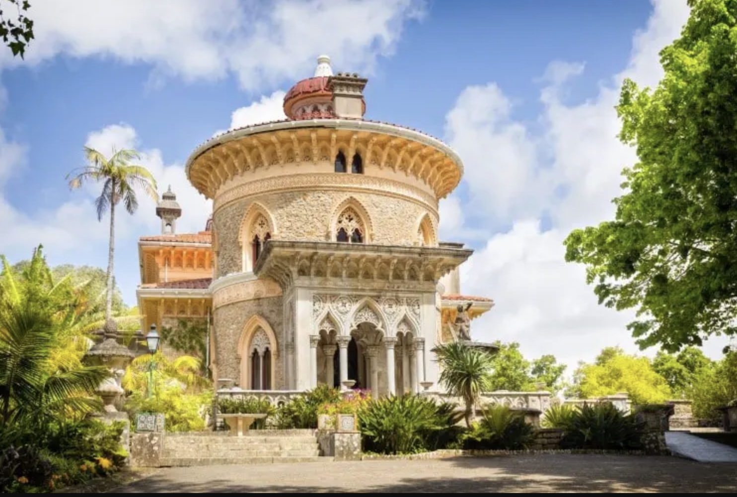 Monserrate Palace and gardens in Sintra